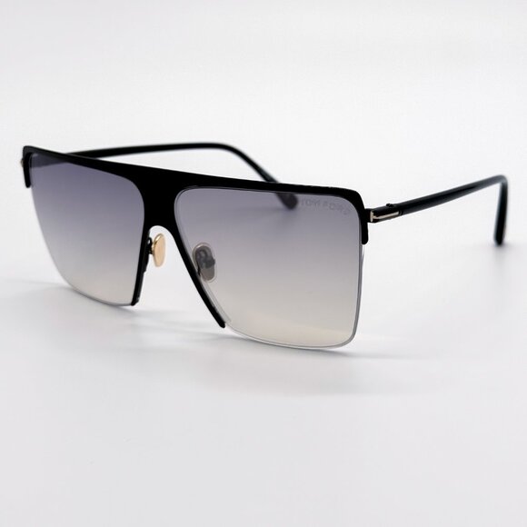 NEW TOM FORD SOFI TF840 01C SUNGLASSES WOMEN SQUARE BLACK FT0840/S - Picture 1 of 8